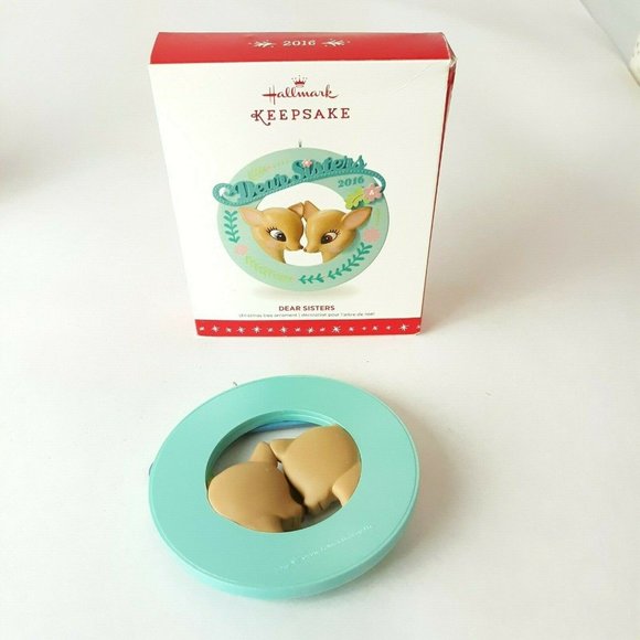 Hallmark Keepsake Ornament 2016 Dear Sisters Deer - Picture 3 of 5